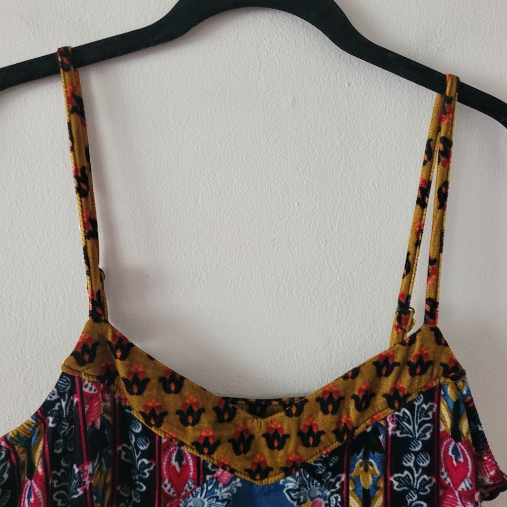 Anthropologie Zadie Velvet Slip Mini Dress Small Boho Festival - Picture 7 of 16